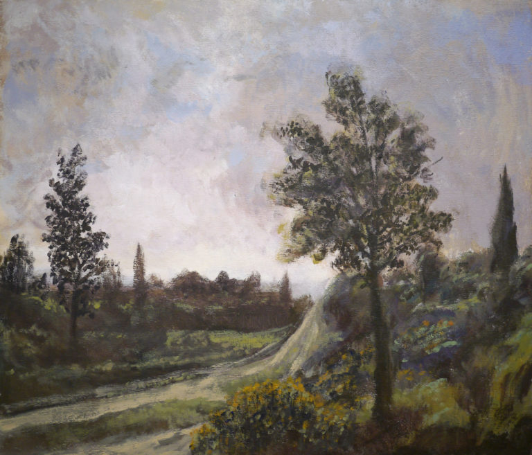 Dernières lueurs — 42 x 49,5 cm