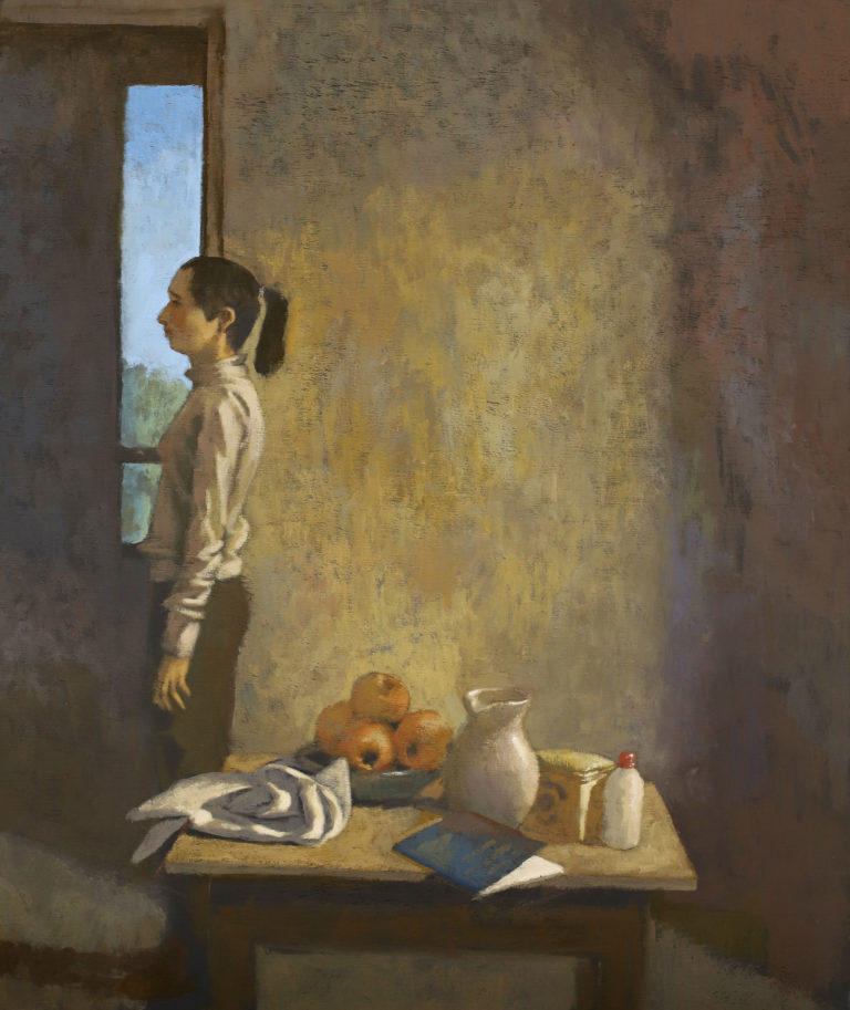 Intérieur à la jeune fille — 60 x 50 cm