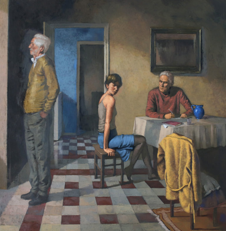 La récitation II — 96 x 95 cm