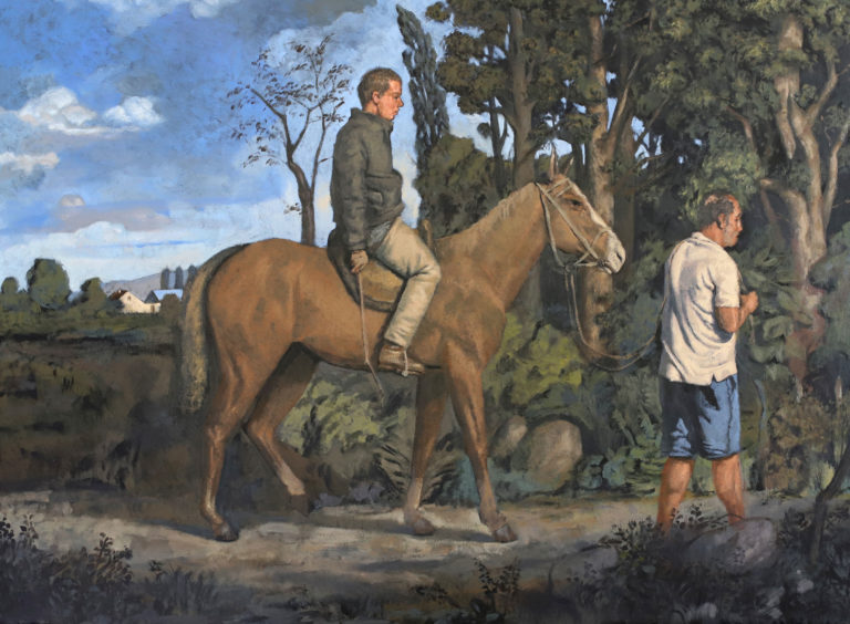 Le cavalier — 78 x 106 cm