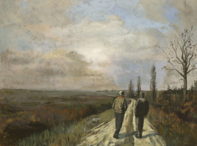 Les promeneurs — 60 x 80 cm