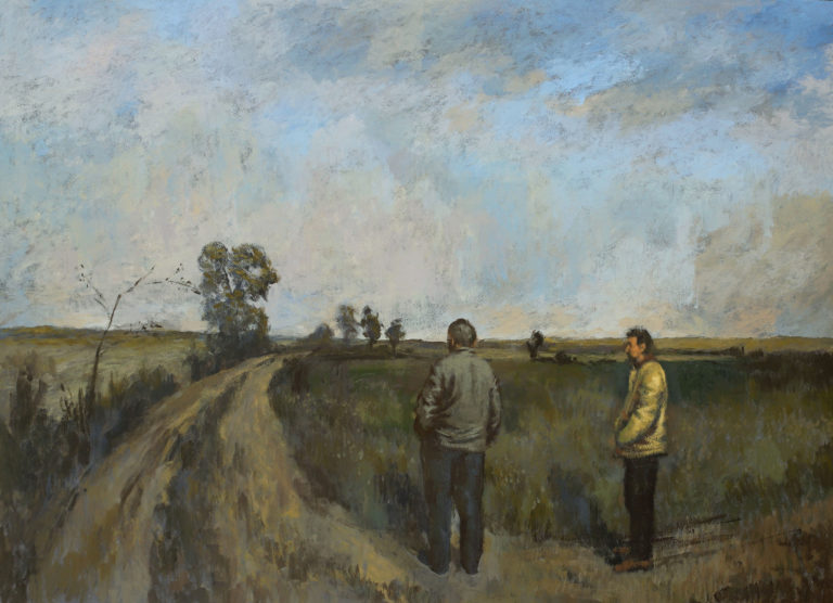 Les promeneurs II — 80 x 110 cm