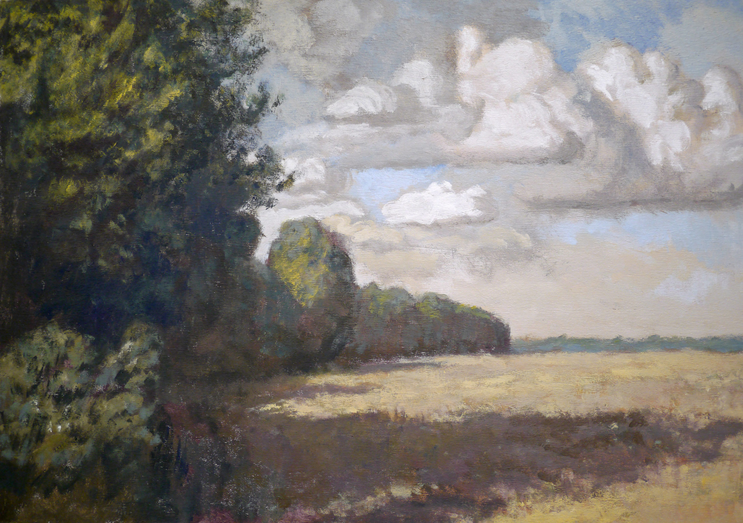 La plaine — 42 x 60 cm