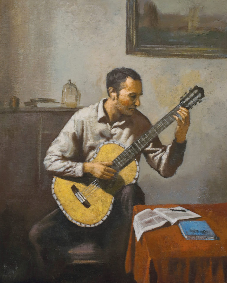 Le guitariste —| 50 x 40 cm