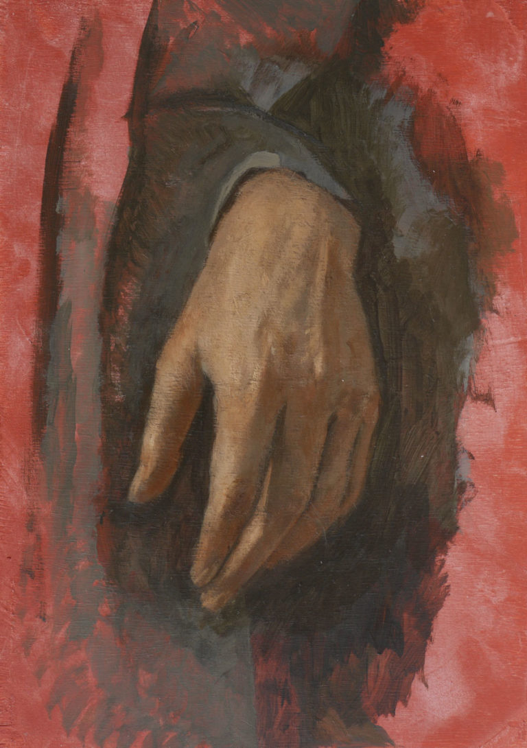 Étude de main X — 29 x 25 cm